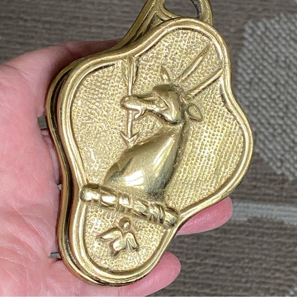 COLONIAL WILLIAMSBURG Brass Deer CW 7-45 Randolph Letter Clip Vintage - Picture 2 of 10